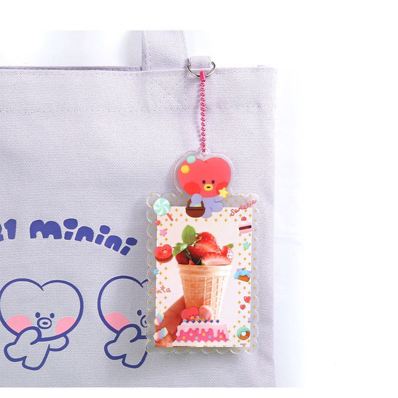 [PRE-ORDER] BTS BT21 Characters Acrylic PC Holder Keychain