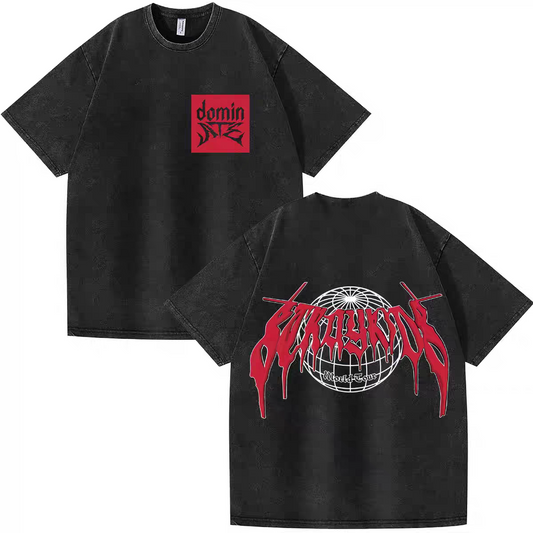 [PRE-ORDER] STRAY KIDS 'Dominate' Washed T-shirt 2025 World Tour