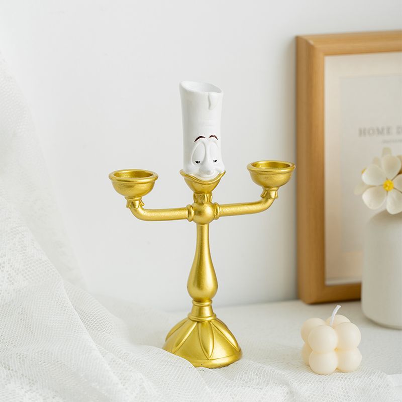 [PRE-ORDER] 'The Beauty and the Beast' Lumiere Candle – Resin Ornament