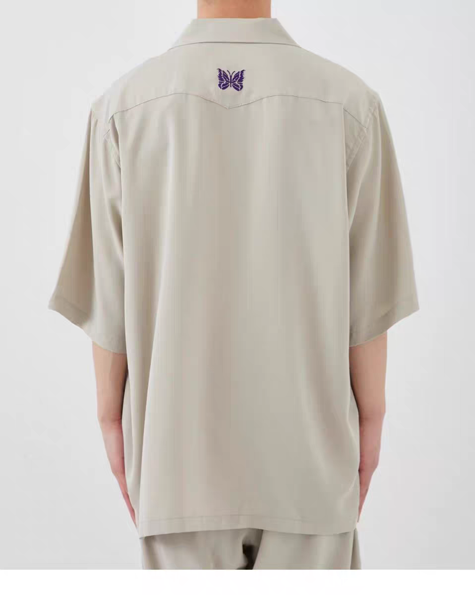 [PRE-ORDER] Bangtan Closet: Needless Suga's Butterfly Embroidery Loose Shirt