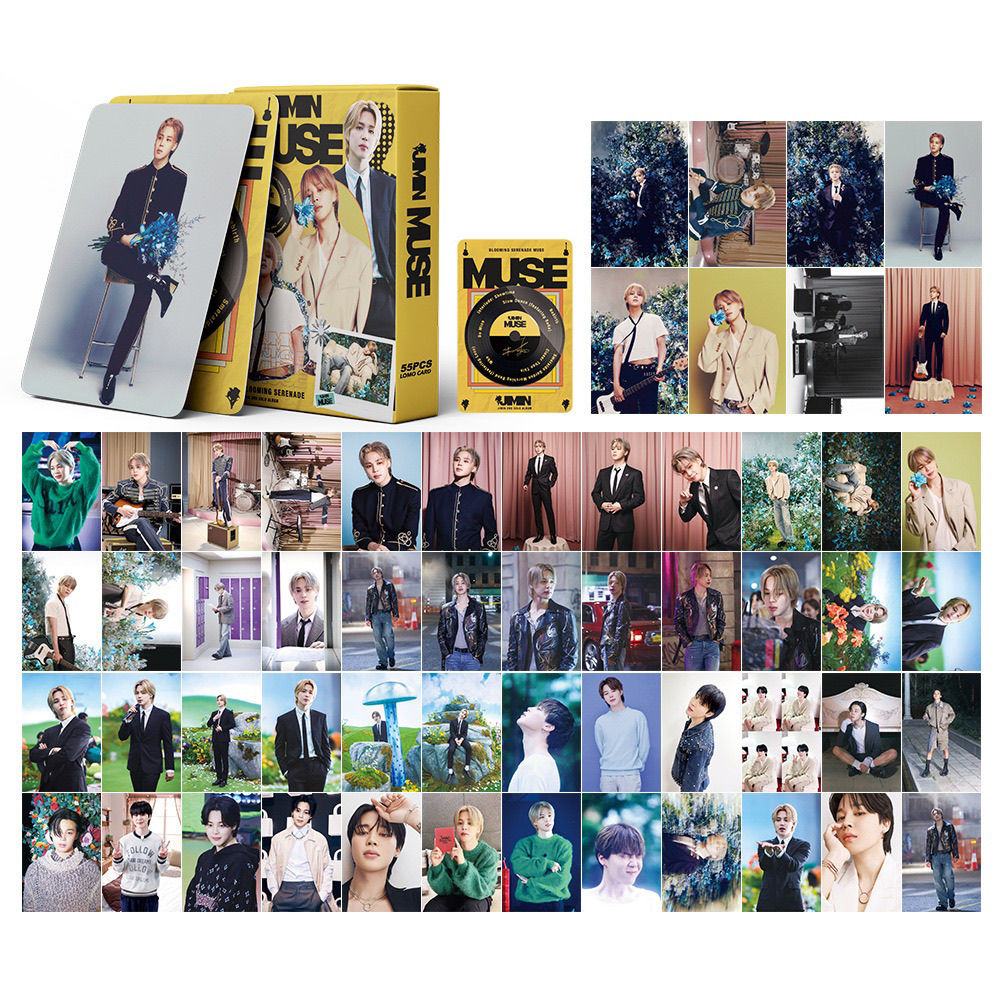 [Në Gjendje] BTS Jimin Blooming lomocards (55pcs)