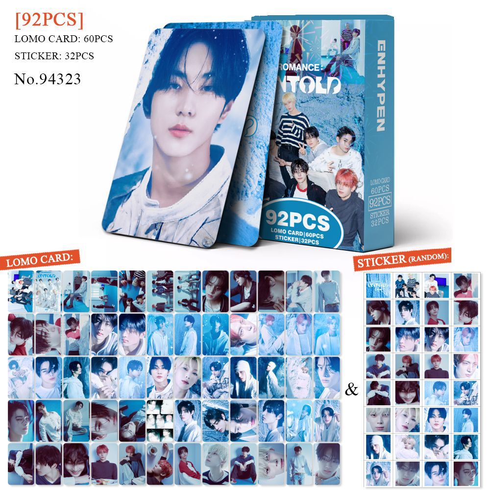 [BULK PRE-ORDER] Set of 5 From ALL BOY GROUPS Lomocard Packs (92pc)