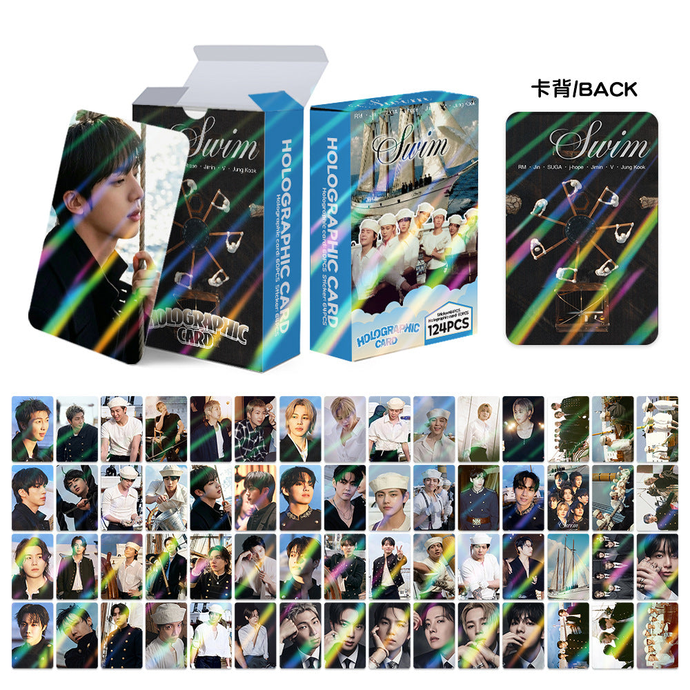 [Në Gjendje] BTS SWIM holographic lomocards (124pcs)