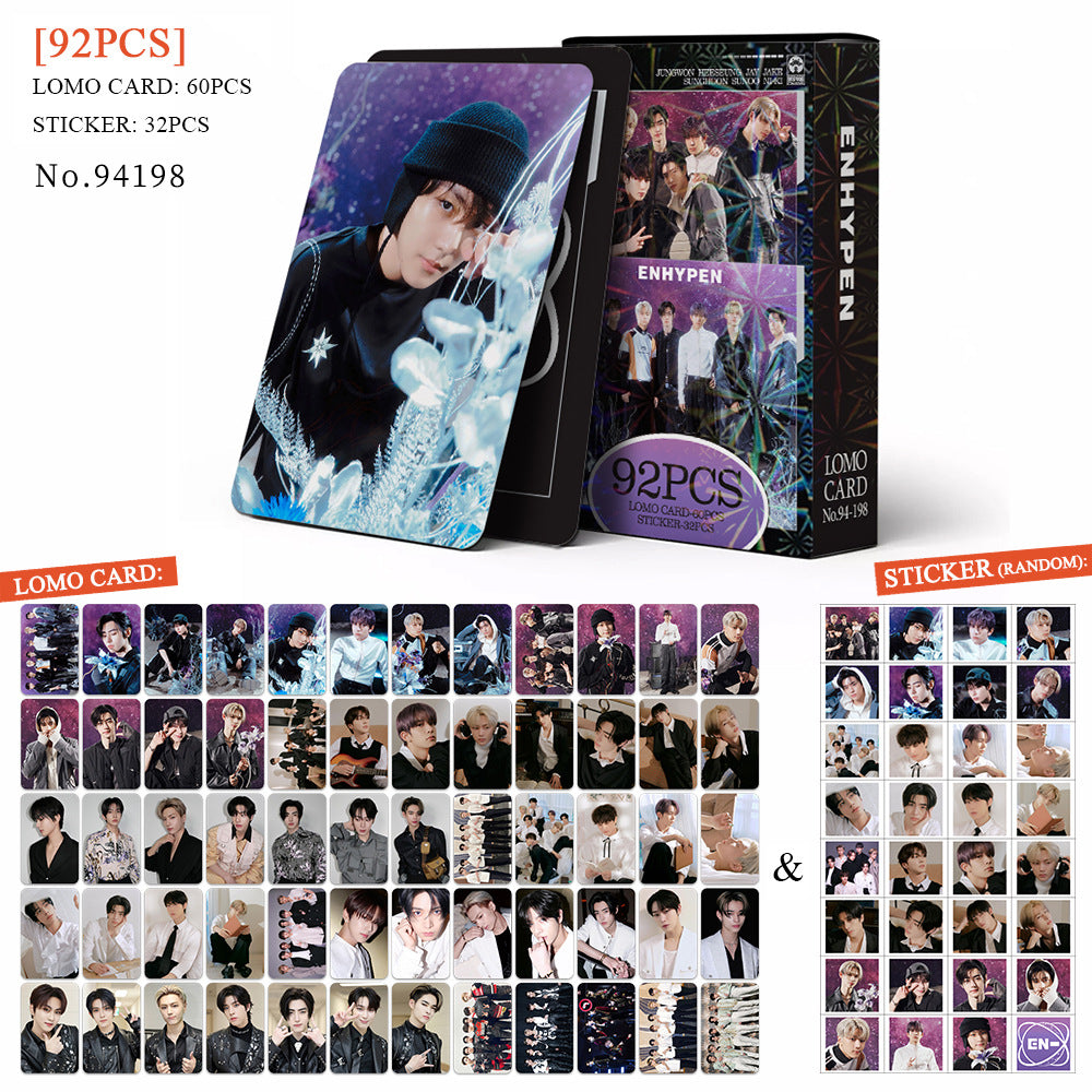 [BULK PRE-ORDER] Set of 5 From ALL BOY GROUPS Lomocard Packs (92pc)