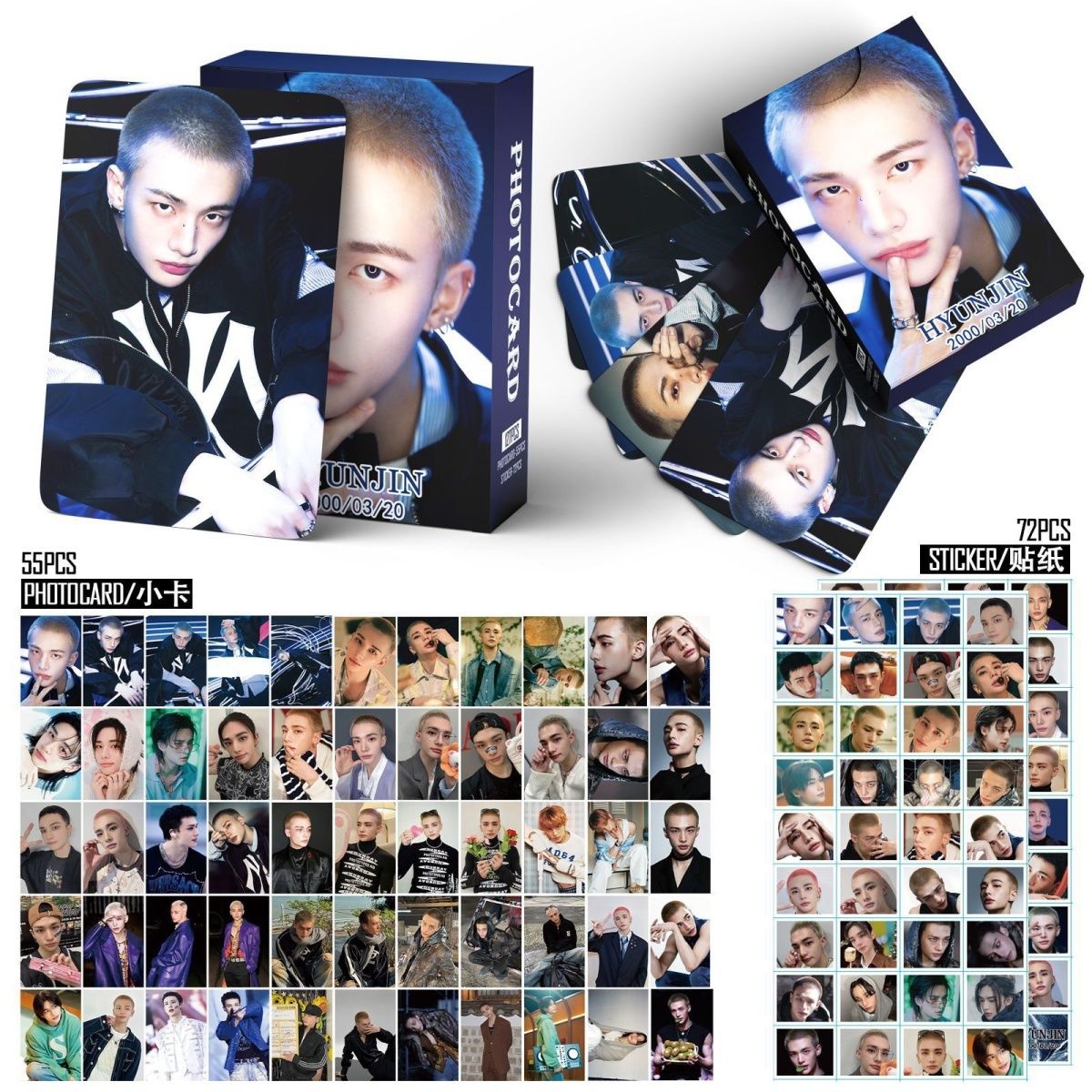 [PRE-ORDER] STRAY KIDS MEMBERS 'Dominate' lomocards (127pcs)