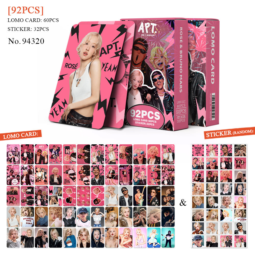 [BULK PRE-ORDER] Set of 5 ALL GIRL GROUPS Lomocard Packs (92pc)