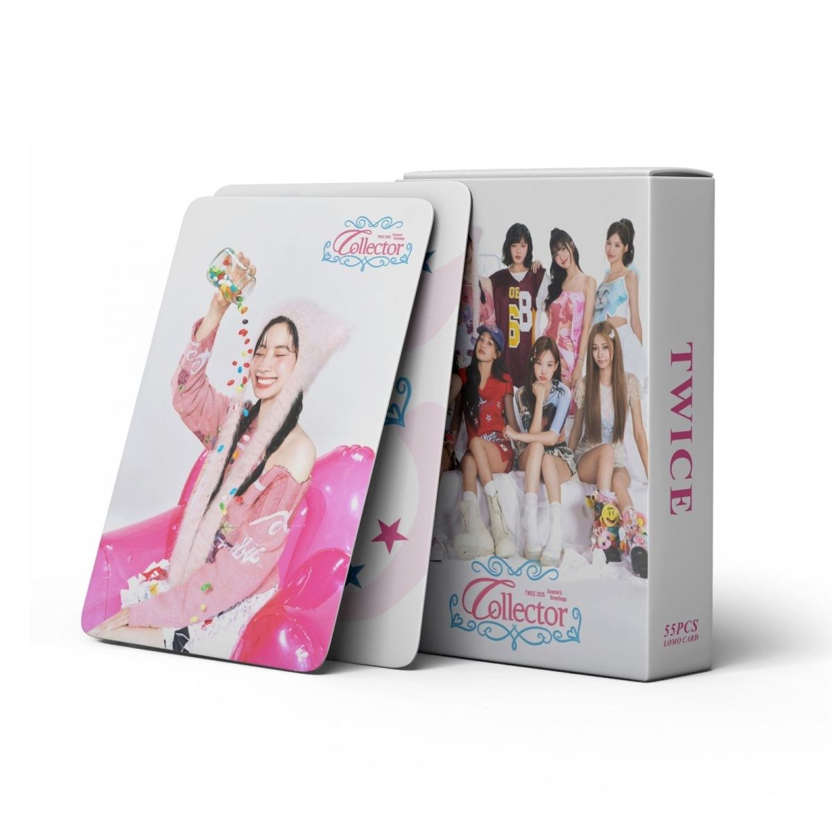 [Në Gjendje] TWICE Collector 2025 Season's Greetings lomocards (55pcs)