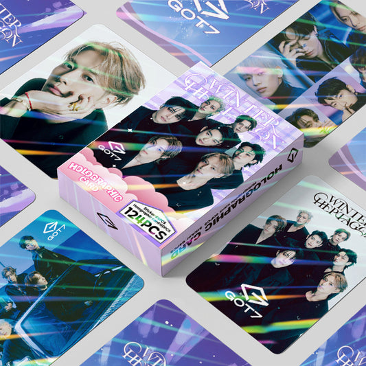 [PRE-ORDER] GOT7 holographic lomocards (124pcs)
