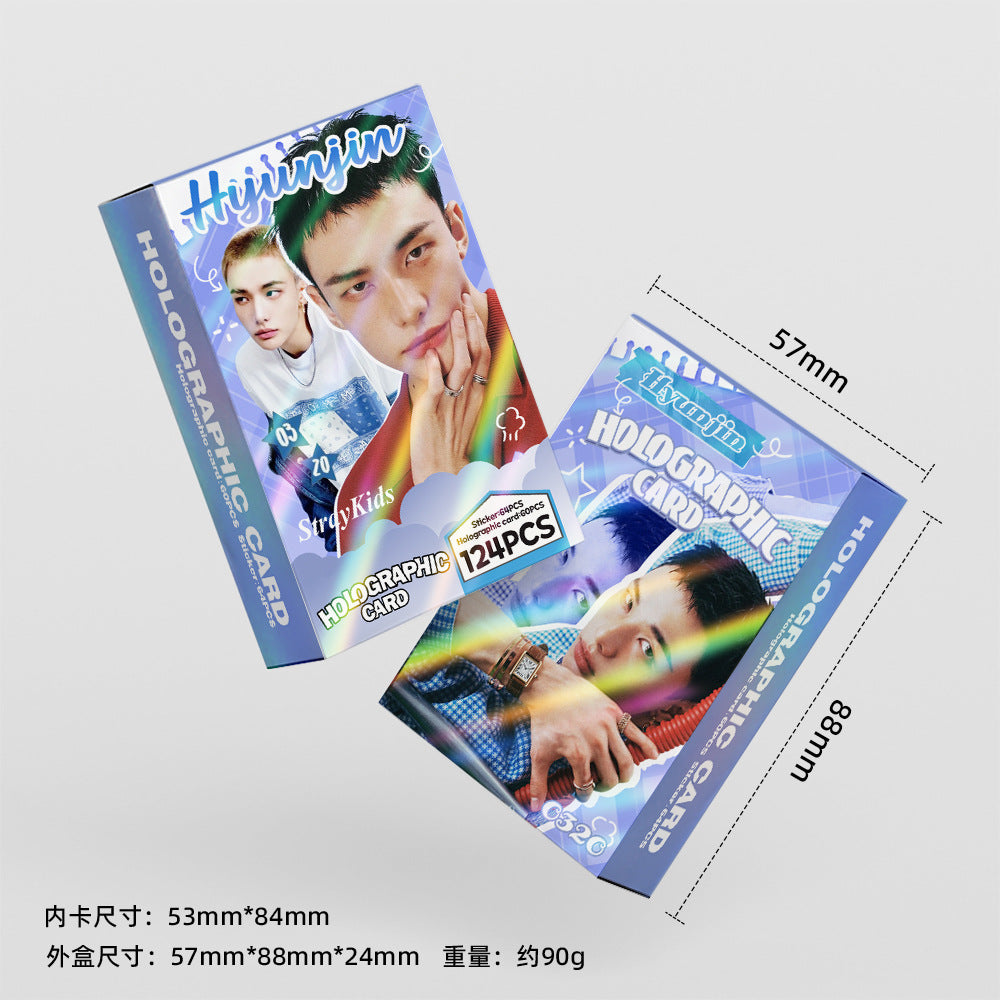 [PRE-ORDER] STRAY KIDS HYUNJIN holographic lomocards (124pcs)