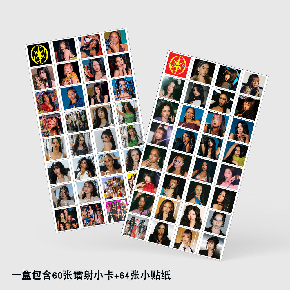[PRE-ORDER] KATSEYE holographic lomocards (124pcs)