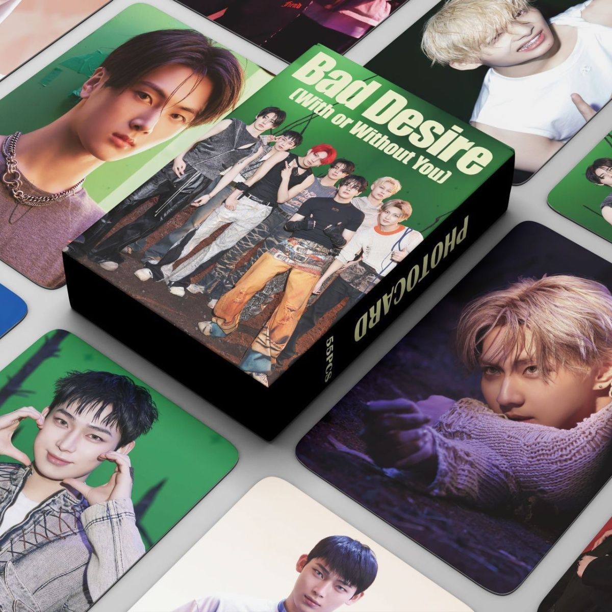 [Në Gjendje] ENHYPEN 'Bad Desire: With Or Without You' lomocards (55pcs)