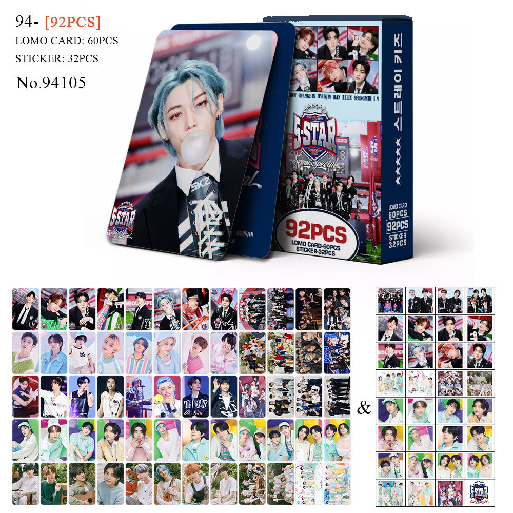 [BULK PRE-ORDER] Set of 5 From ALL BOY GROUPS Lomocard Packs (92pc)