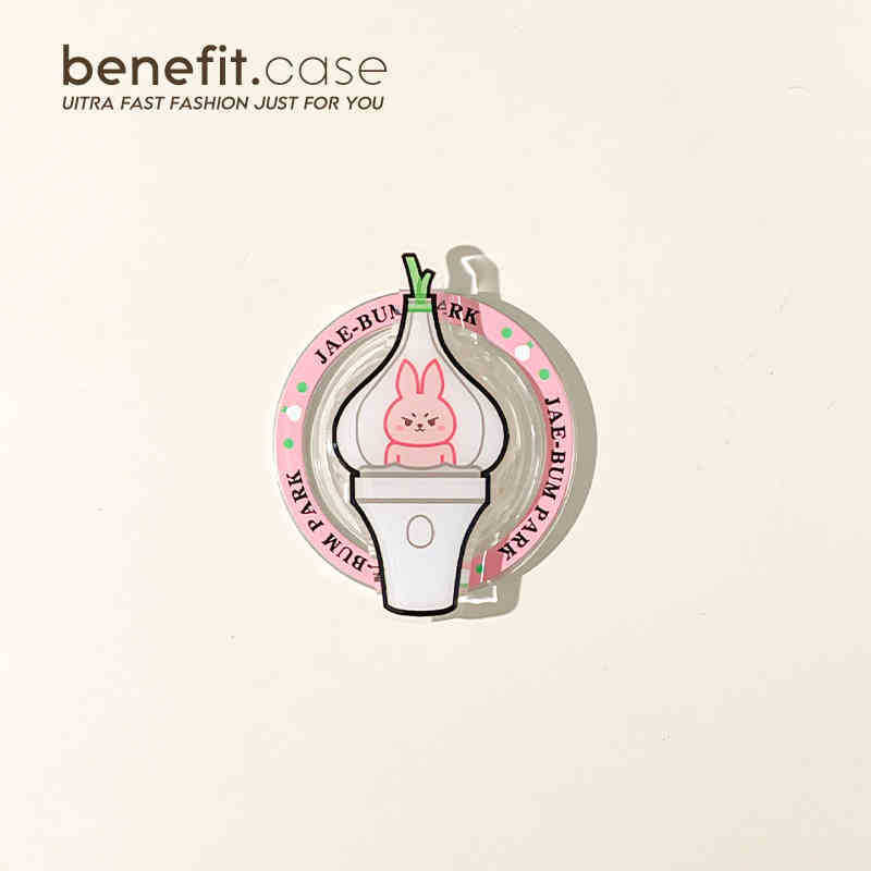[PRE-ORDER] K-pop Groups Lightstick Acrylic Phone Grip Tok (magnetic suction bracket)