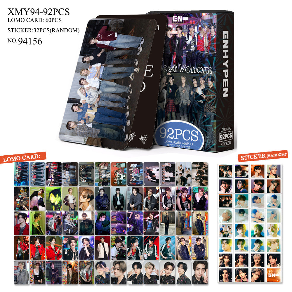 [BULK PRE-ORDER] Set of 5 From ALL BOY GROUPS Lomocard Packs (92pc)