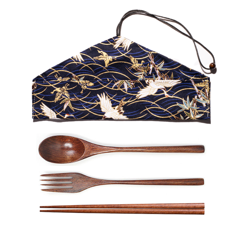 [PRE-ORDER] Asian style wooden utensils (chopsticks, spoon, fork)