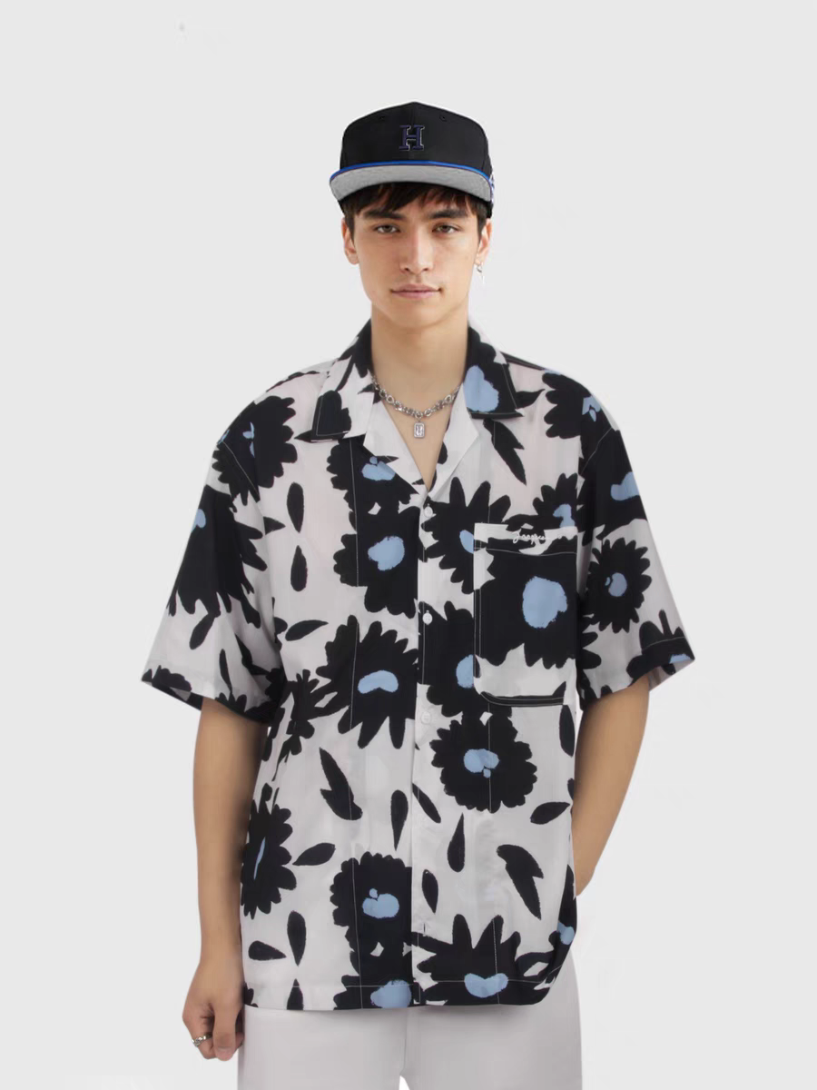 [PRE-ORDER] Bangtan Closet: Taehyung's Hawaiian Style Floral Shirt