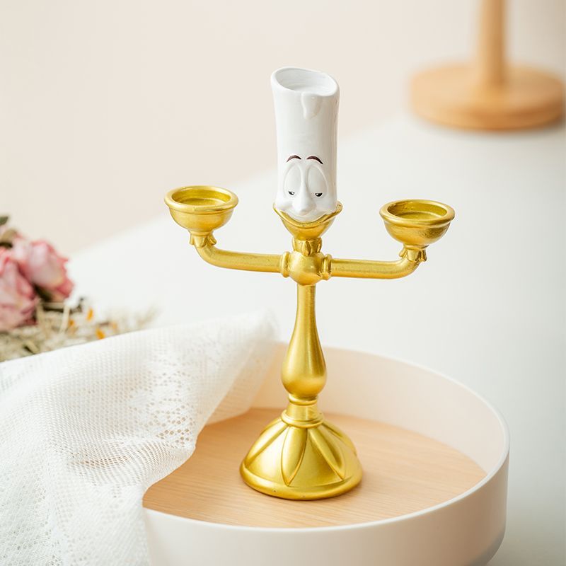 [PRE-ORDER] 'The Beauty and the Beast' Lumiere Candle – Resin Ornament