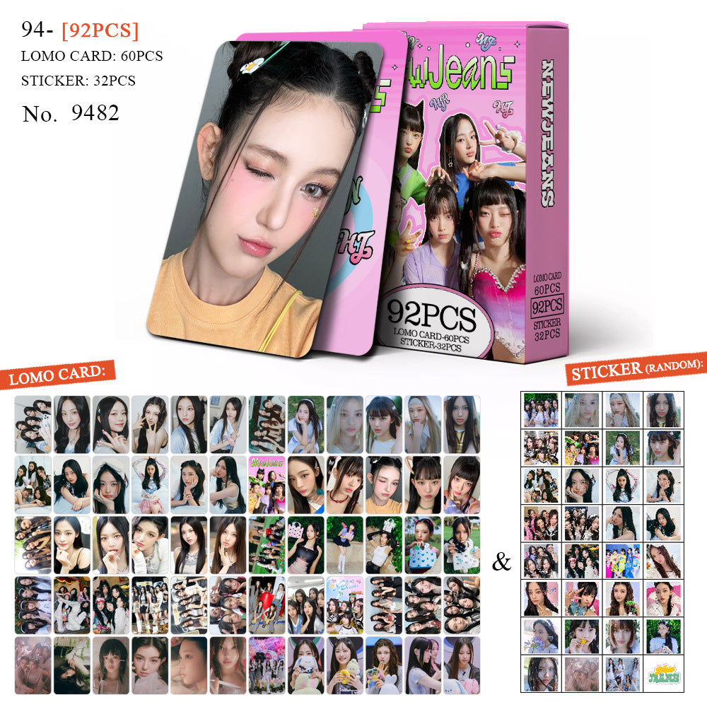 [BULK PRE-ORDER] Set of 5 ALL GIRL GROUPS Lomocard Packs (92pc)