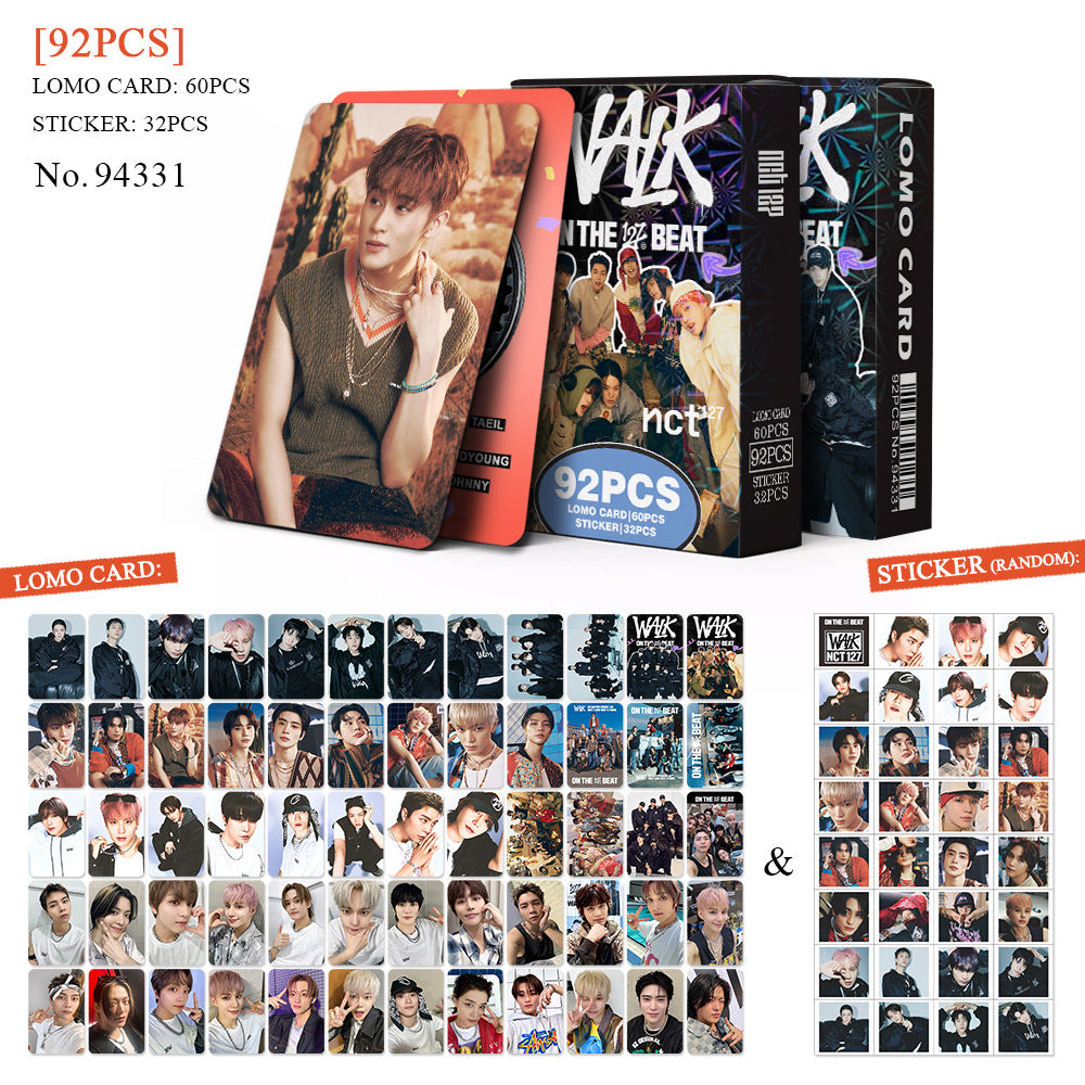 [BULK PRE-ORDER] Set of 5 From ALL BOY GROUPS Lomocard Packs (92pc)