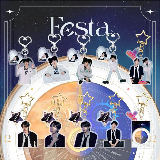 [PRE-ORDER] BTS J-Hope & Jin FESTA 2025 Acrylic Keyrings