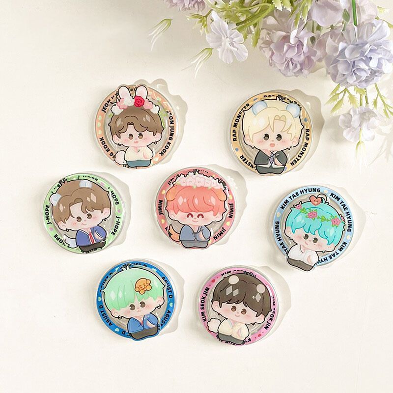 [PRE-ORDER] BTS Acrylic Phone Grip Tok (magnetic suction bracket)