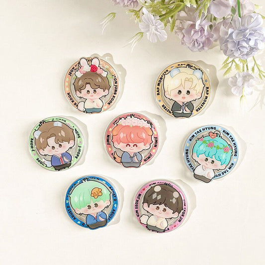 [PRE-ORDER] BTS Acrylic Phone Grip Tok (magnetic suction bracket)