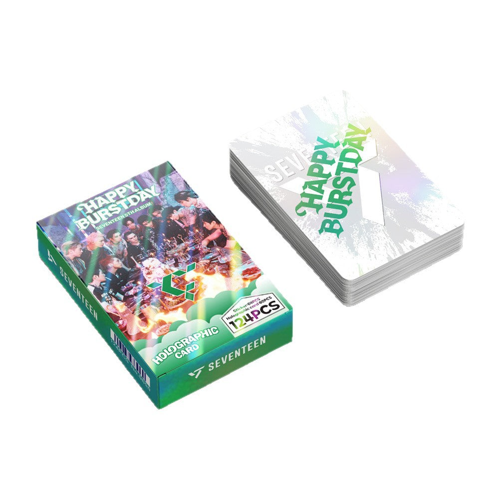 [Në Gjendje] SEVENTEEN 'Happy Burstday' holographic lomocards (124pcs)