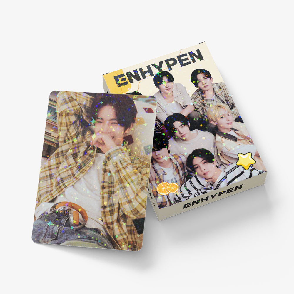 [PRE-ORDER] ENHYPEN star holographic lomocards (45pcs)