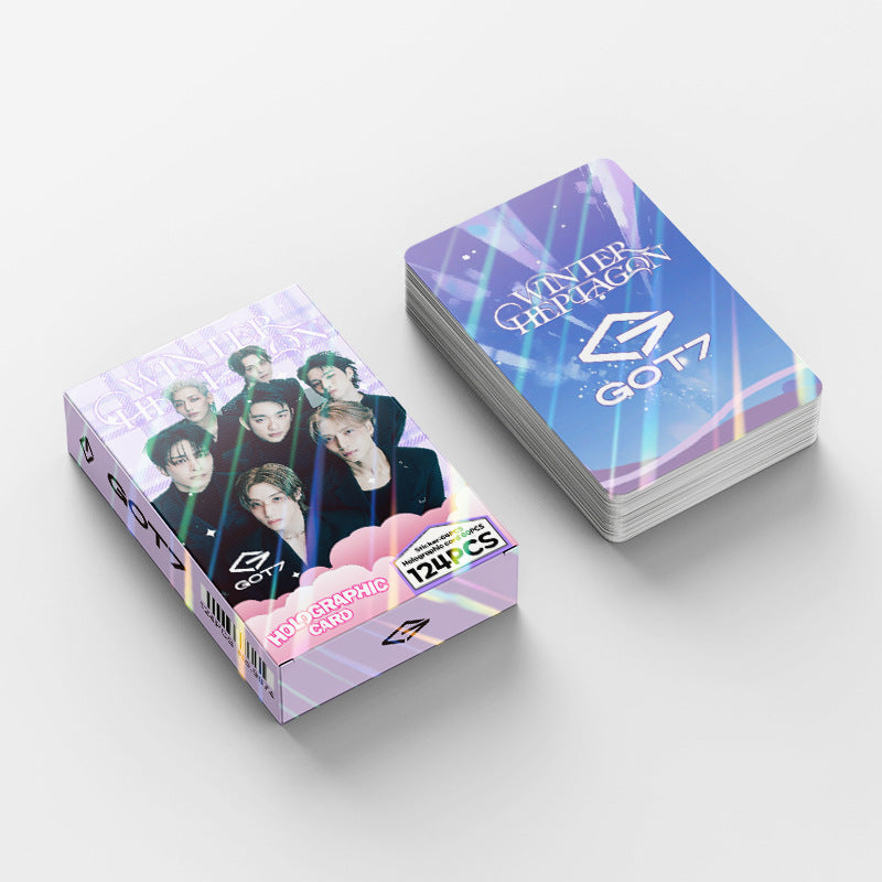 [PRE-ORDER] GOT7 holographic lomocards (124pcs)