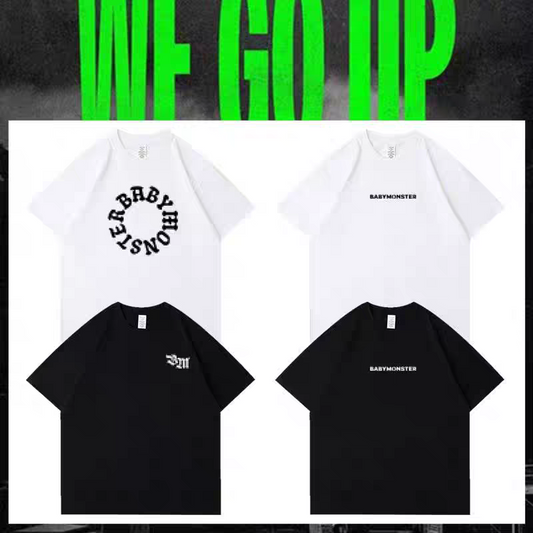 [PRE-ORDER] BABYMONSTER 'We Go Up' T-shirts