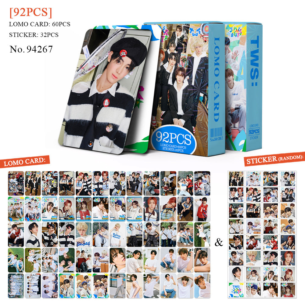 [BULK PRE-ORDER] Set of 5 From ALL BOY GROUPS Lomocard Packs (92pc)
