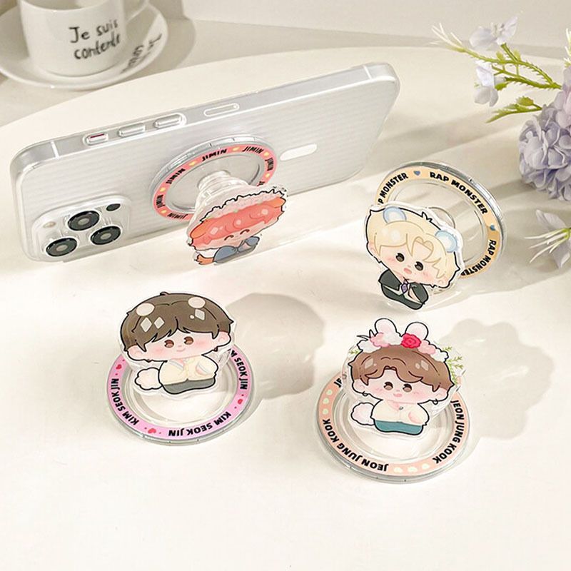[PRE-ORDER] BTS Acrylic Phone Grip Tok (magnetic suction bracket)