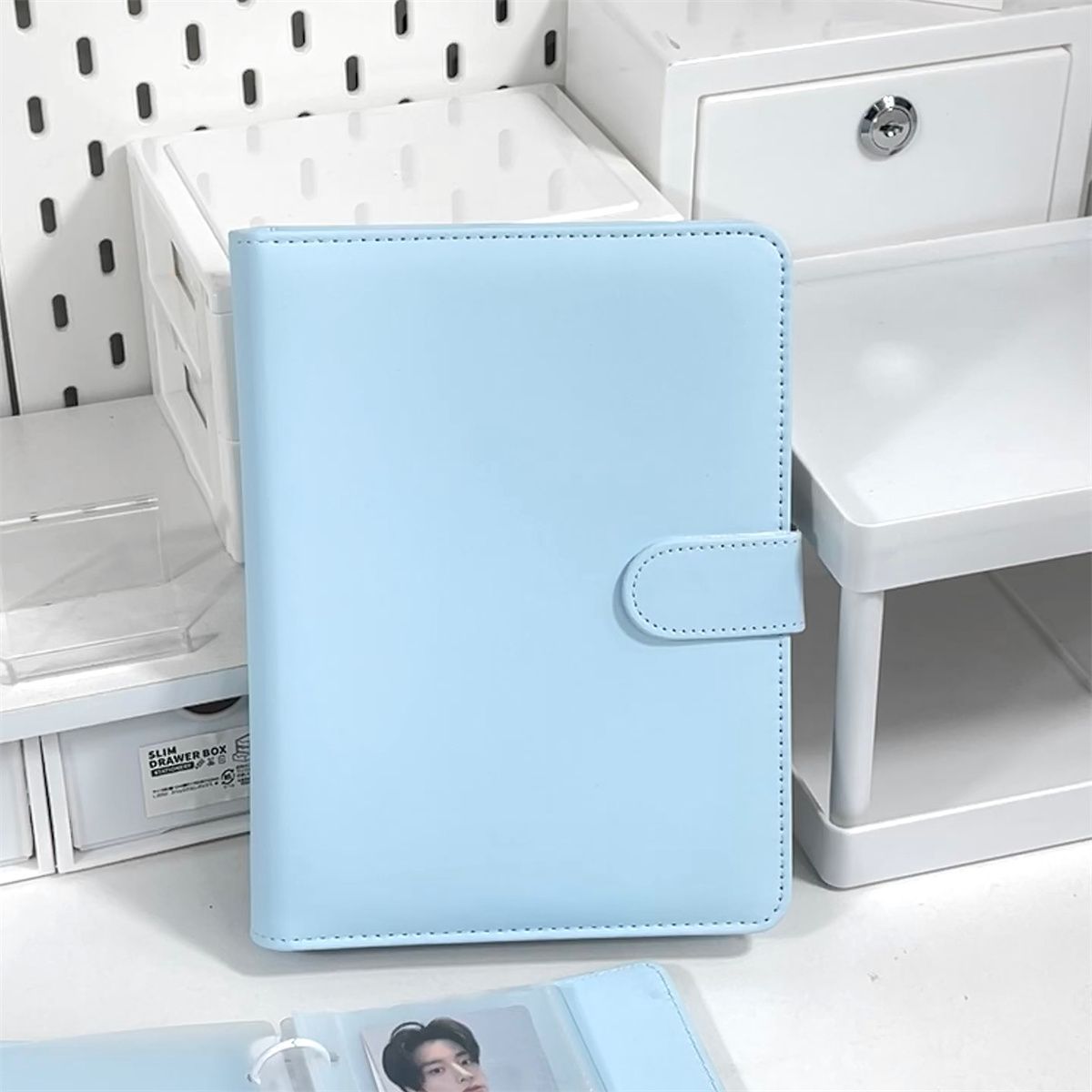 [Në Gjendje] A5 Blue Leather Binder
