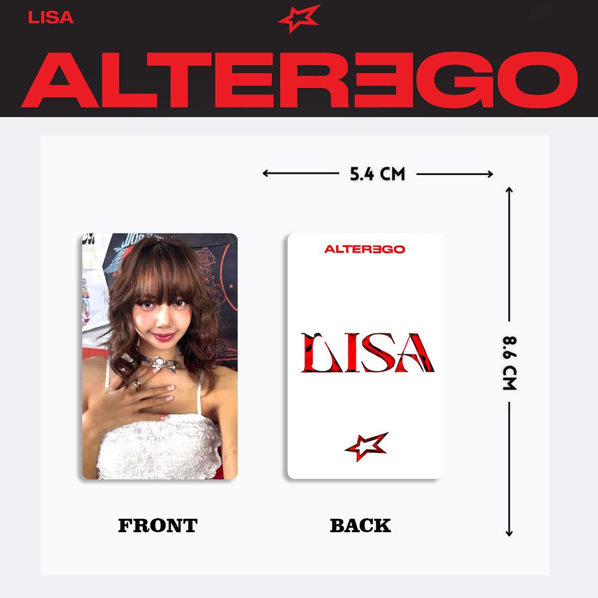[PRE-ORDER] LISA Alter Ego 'Japan Jewel Exclusive' Unofficial Photocards Set