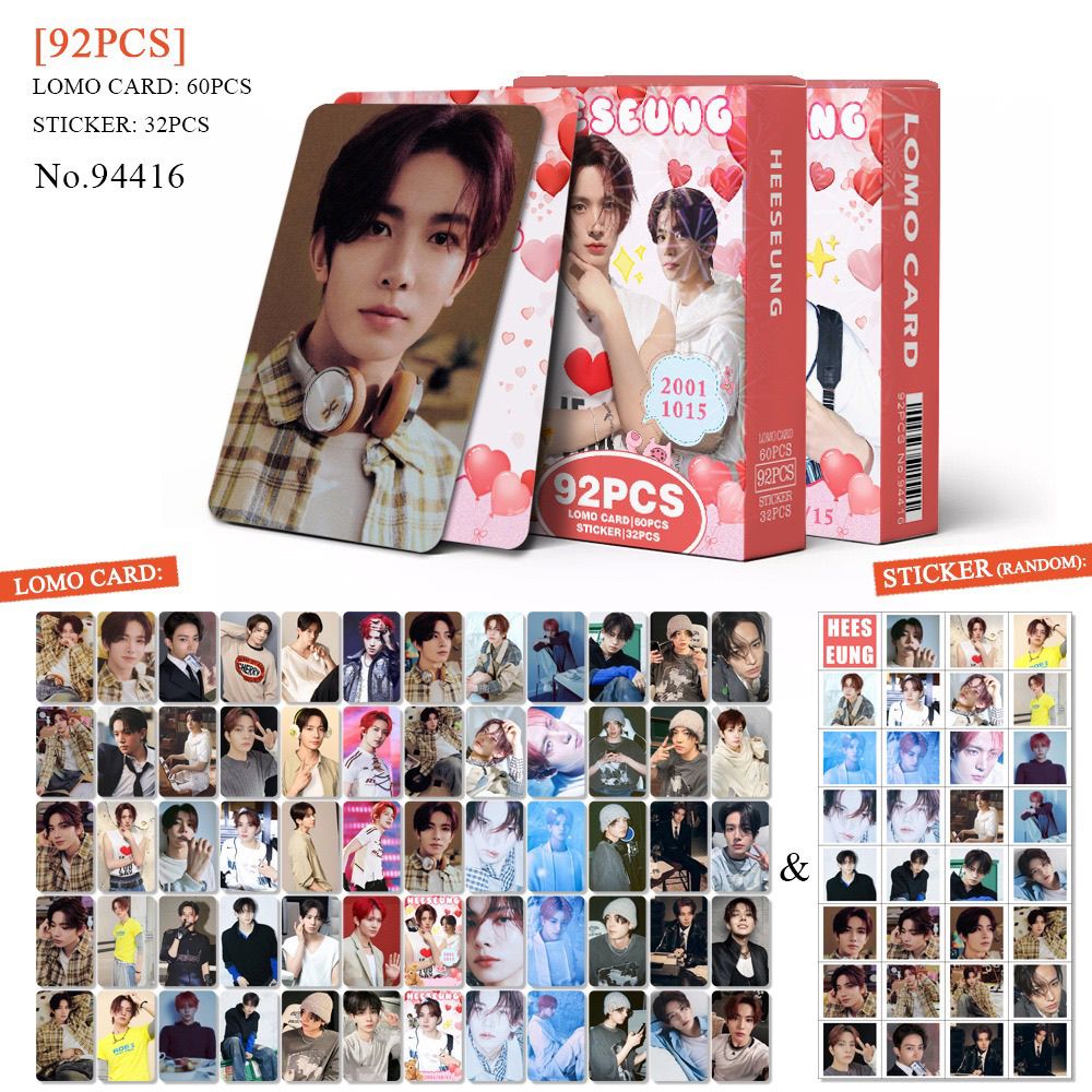 [PRE-ORDER] ENHYPEN MEMBERS lomocards (92pcs)