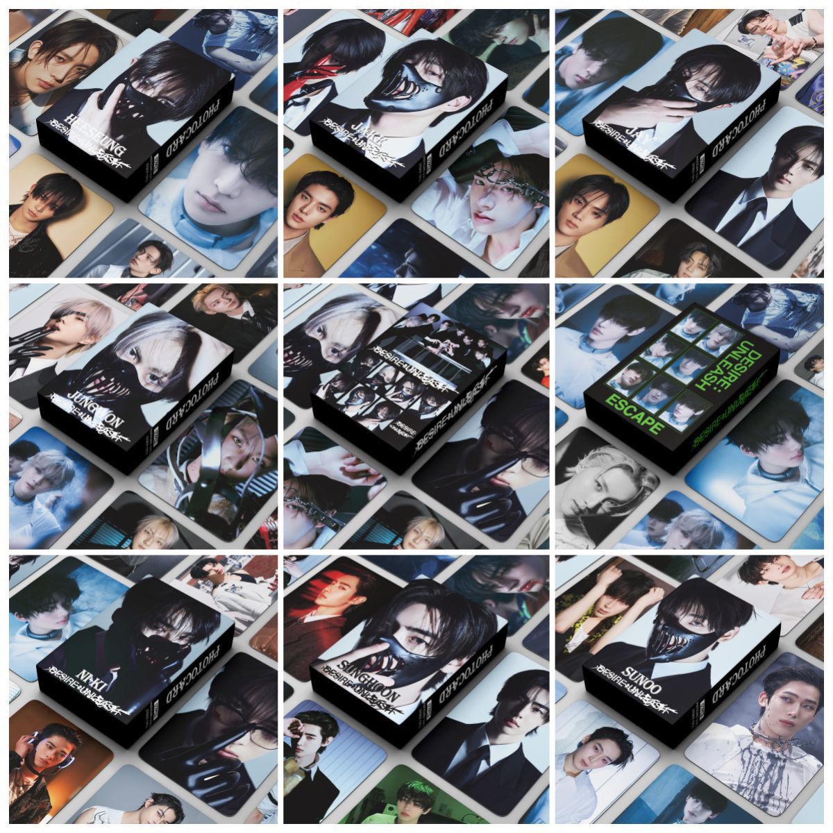 [PRE-ORDER] ENHYPEN MEMBERS 'Desire Unleash' lomocards (127pcs)
