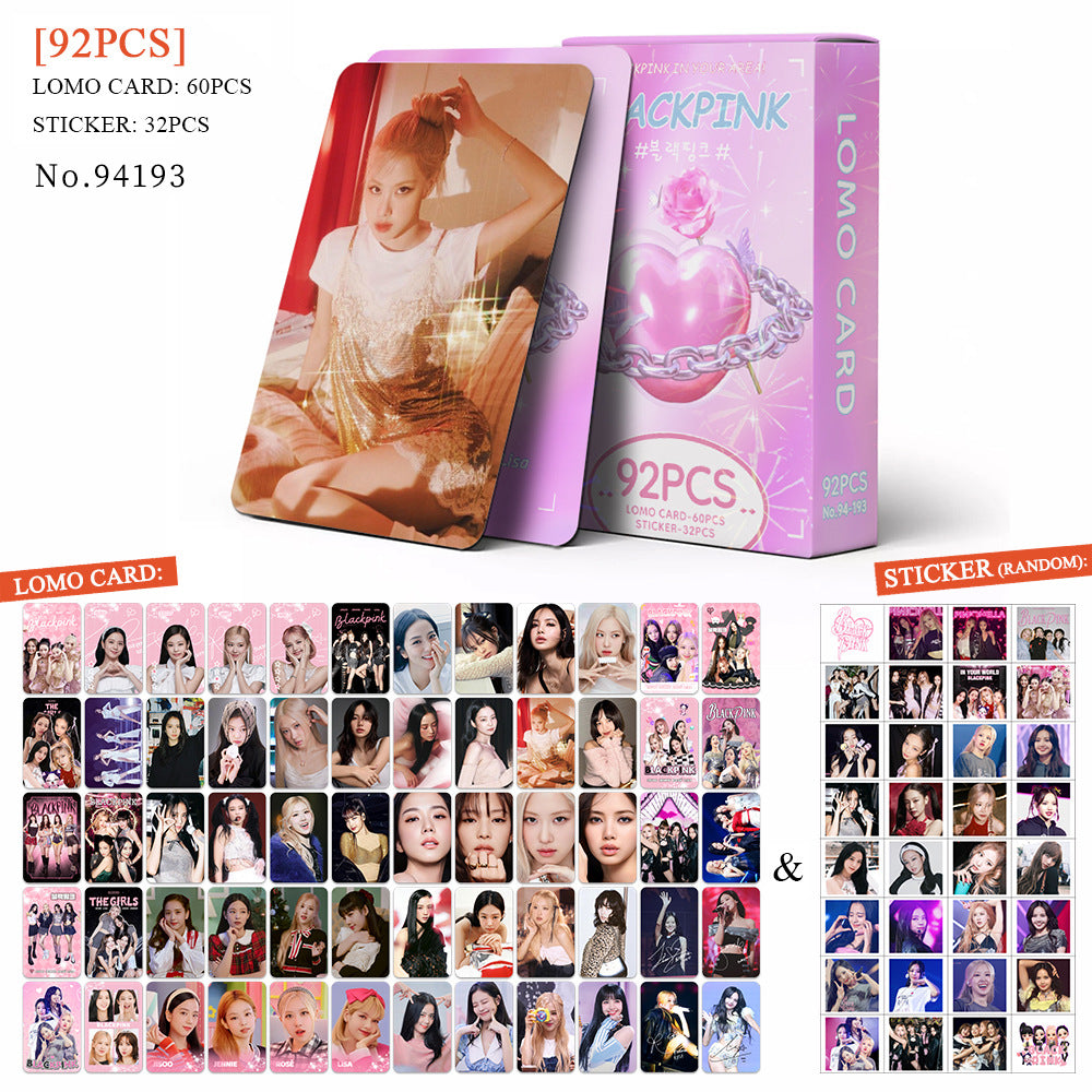 [BULK PRE-ORDER] Set of 5 ALL GIRL GROUPS Lomocard Packs (92pc)