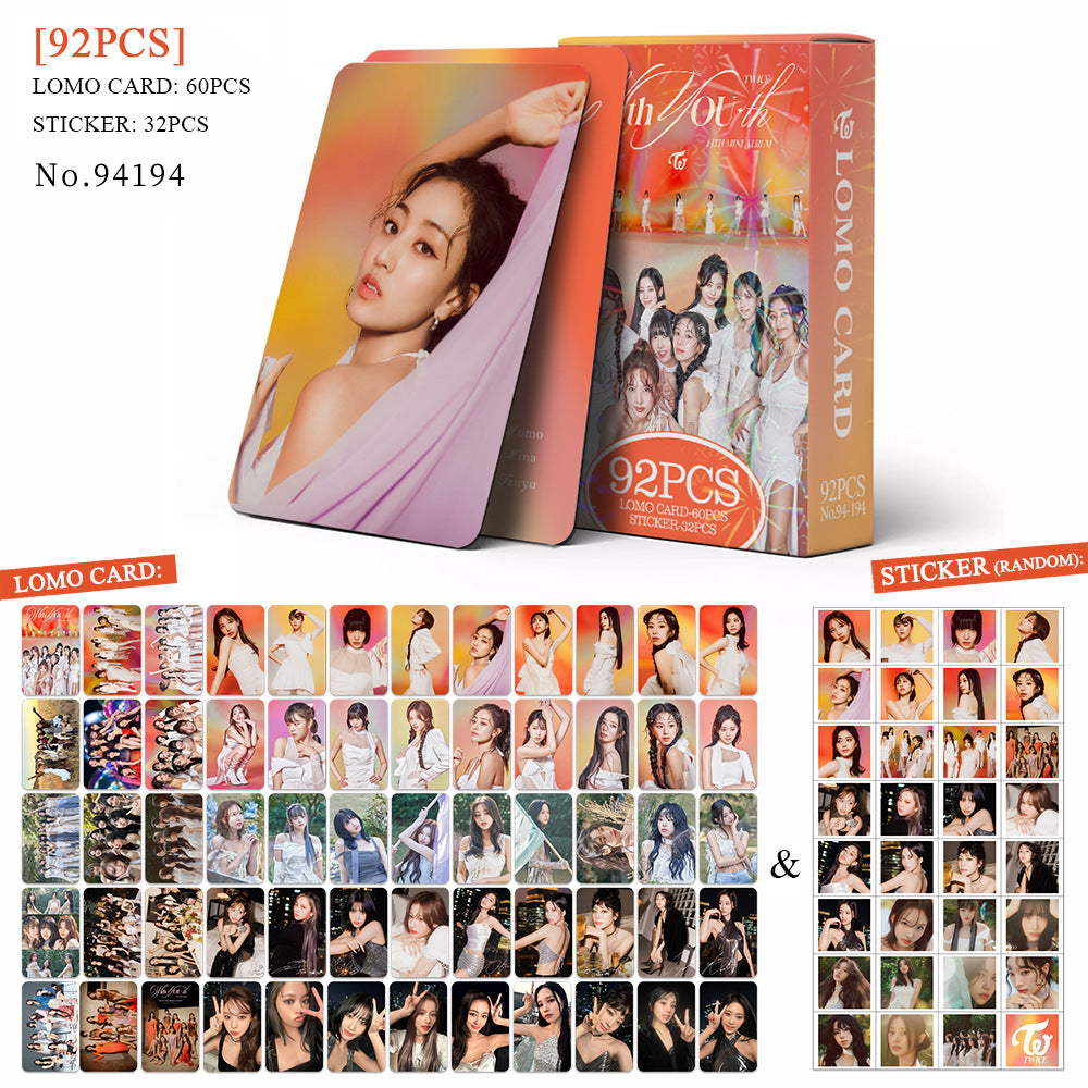 [BULK PRE-ORDER] Set of 5 ALL GIRL GROUPS Lomocard Packs (92pc)