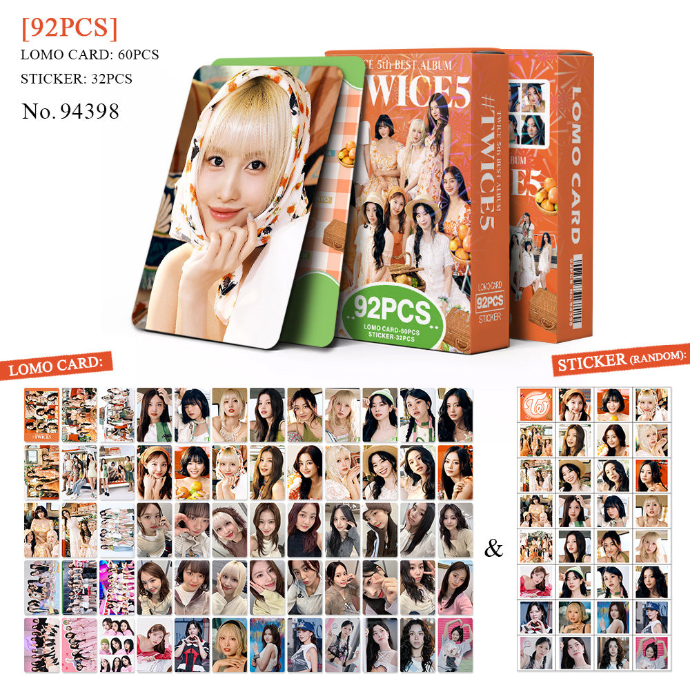 [BULK PRE-ORDER] Set of 5 ALL GIRL GROUPS Lomocard Packs (92pc)