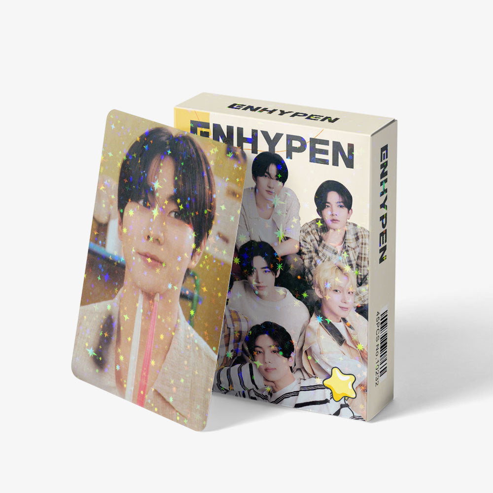[PRE-ORDER] ENHYPEN star holographic lomocards (45pcs)