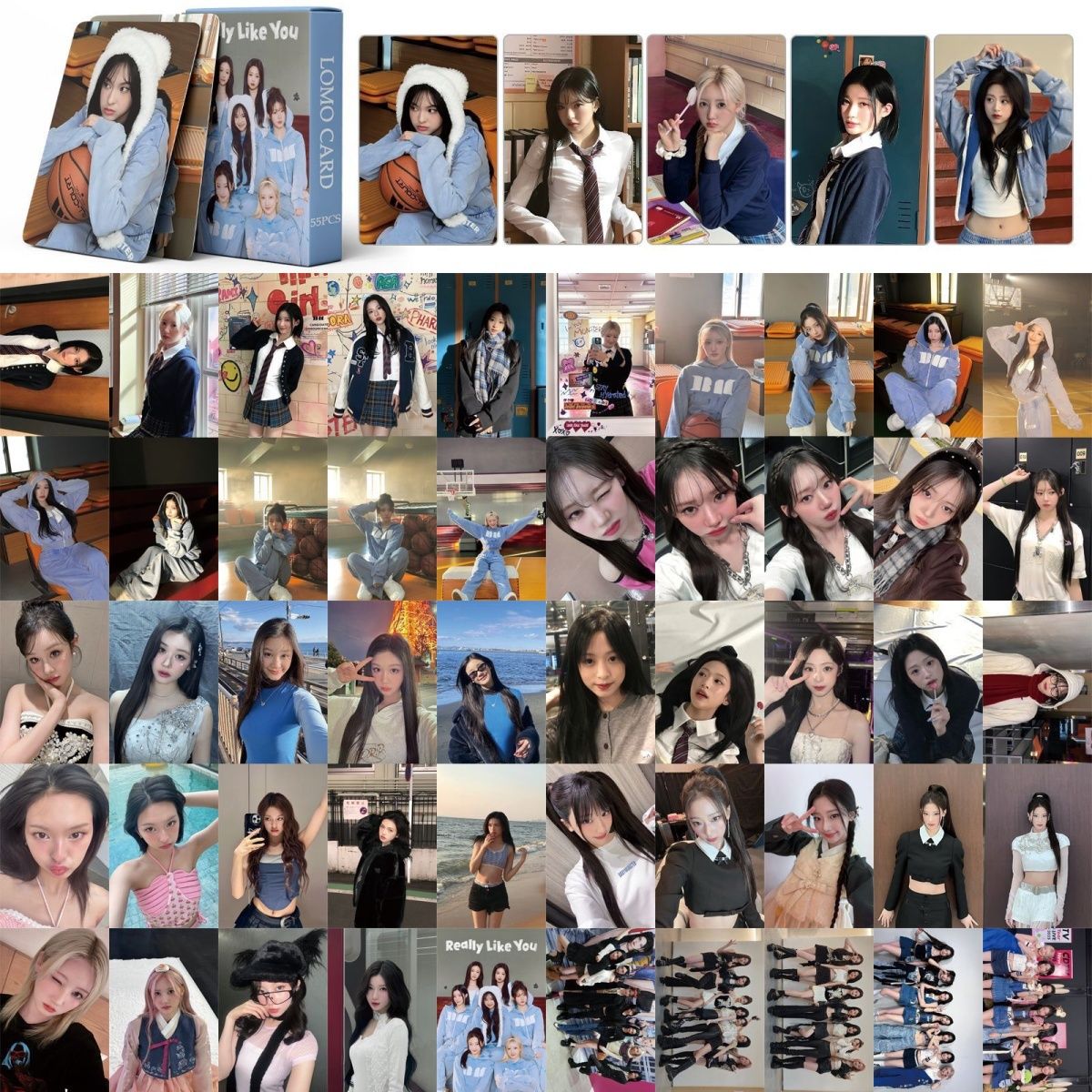 [BULK PRE-ORDER] Set of 5 ALL GIRL GROUPS Lomocard Packs (55pc)