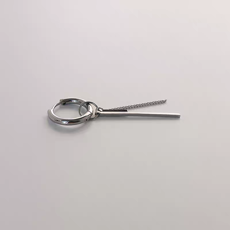 [PRE-ORDER] BTS JUNGKOOK Titanium Steel Earrings (single piece)