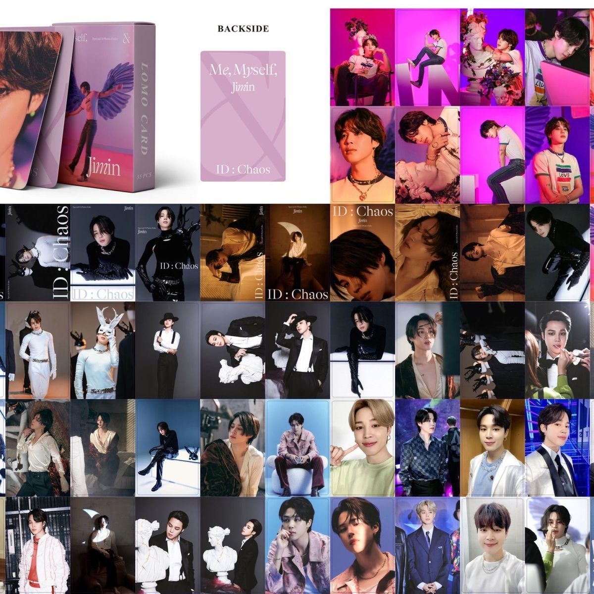 [PRE-ORDER] BTS Jimin Chaos lomocards (55pcs)