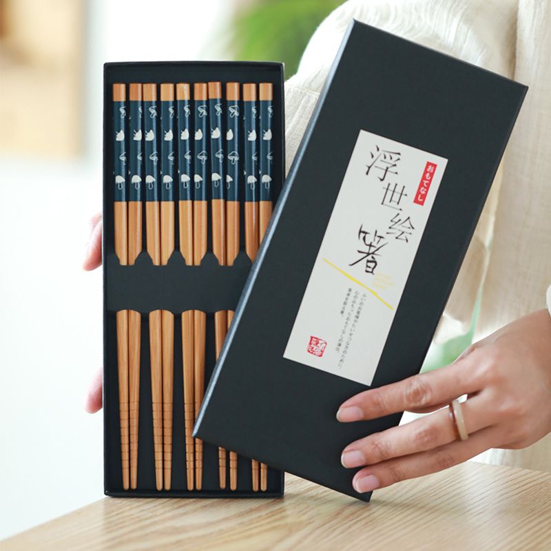 [Në Gjendje] Set of 5 Bamboo Chopsticks