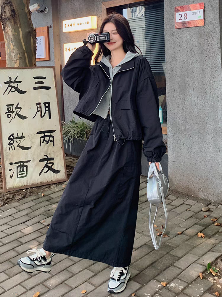 [PRE-ORDER] Korean High-End Workwear Suit Two-Piece (Jacket + Skirt)