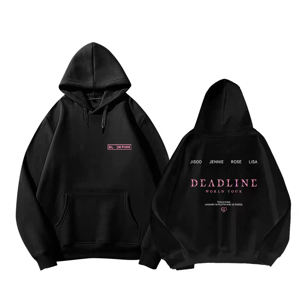 [PRE-ORDER] BLACKPINK 'Deadline' 2025 World Tour Hoodies