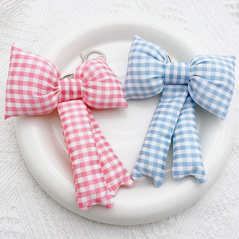 [PRE-ORDER] CUTE Puffy Padded Bow Keyring - Bag Charm Deco