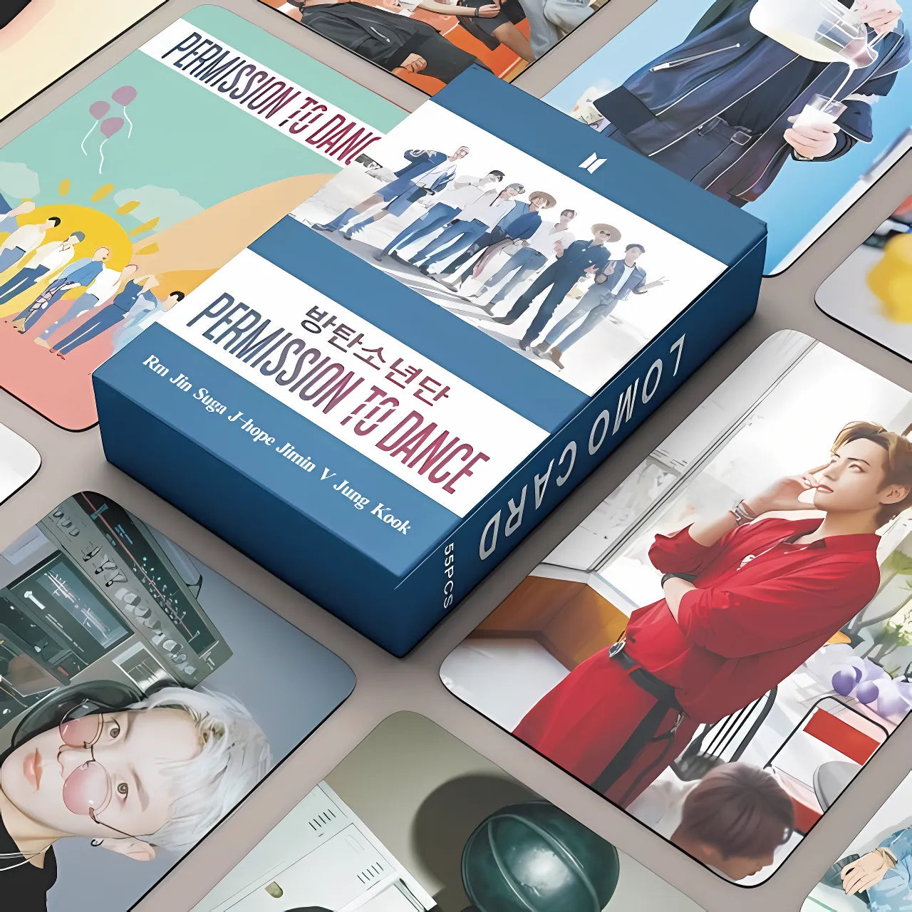 [PRE-ORDER] BTS Permission To Dance lomocards (55pcs)