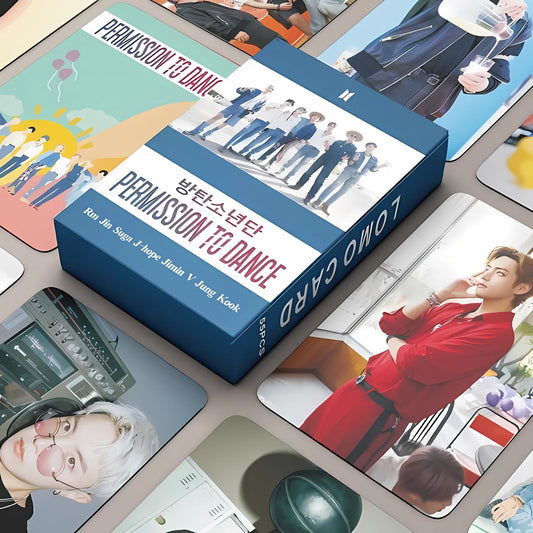 [PRE-ORDER] BTS Permission To Dance lomocards (55pcs)