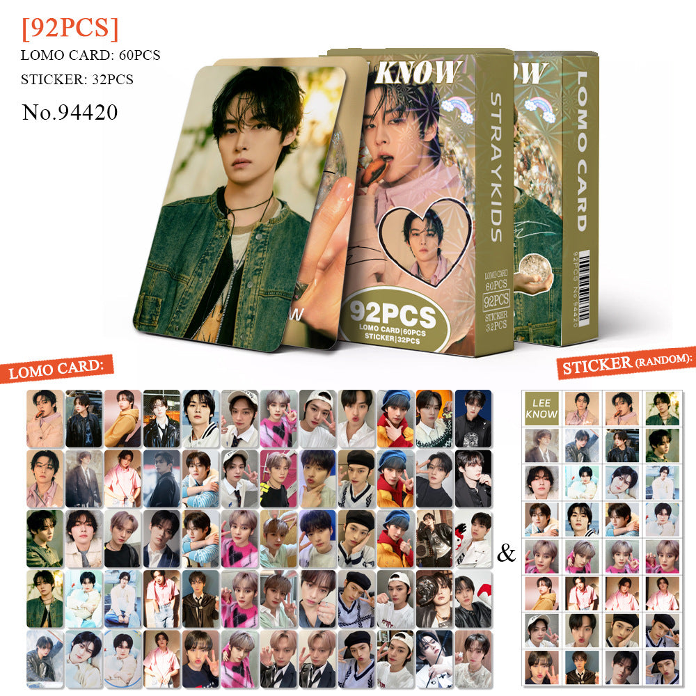 [PRE-ORDER] STRAY KIDS MEMBERS 'Hollow' lomocards (92pcs)